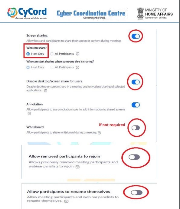 MHA issues Advisory ZOOM 