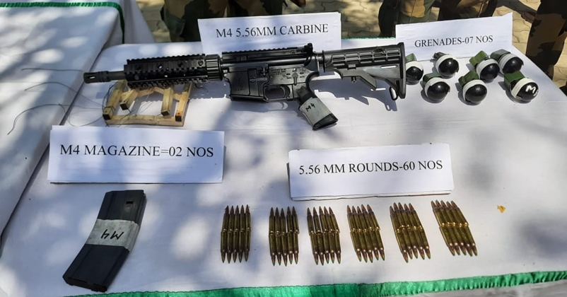 Weapons recovered from sp