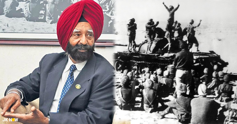 Brigadier Kuldip Singh Chandpuri (retd), who is known as the hero of the historic 1971 battle of Longewala, Major during the 1971 India-Pakistan war, he had held his post through the night in the famous battle of Longewala in Rajasthan with just 120 men against a full-fledged attack by advancing Pakistani Patton tanks and over 2,000 soldiers.                         He was born into a Sikh family on 22 November 1940 at Montgomery in Punjab region of undivided India. His family then moved to their native vil