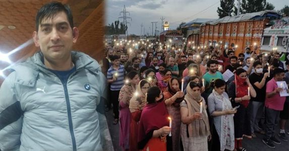 Protests rock Kashmir valley after terrorists gunned down Kashmiri Hindu employee Rahul Bhat in Srinagar