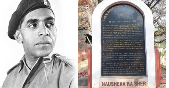 15 July, 1912: Remembering India- Pakistan War Hero Brigadier Mohammad Usman MVC, 