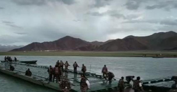 Indian Army builds bridge on Indus river in Ladakh; shares video 'Bridging Challenges'