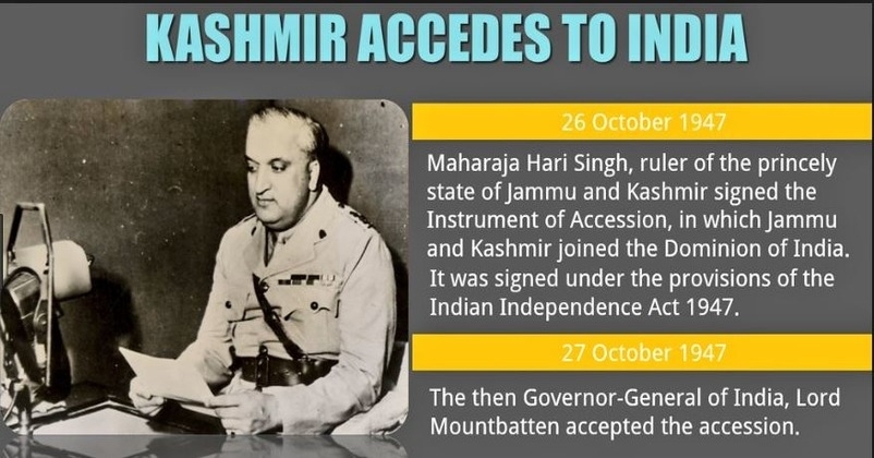 Accession Jammu Kashmir