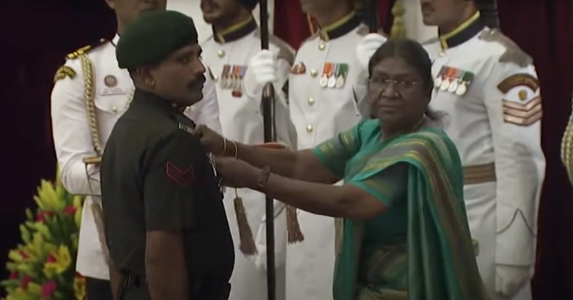  Shaurya Chakra awardee L/N Raghvendra Singh 
