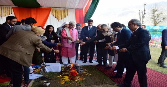 UAE’s Emaar first overseas group to invest Rs 500 crore in J&K, LG lays foundation of largest mall in J&K