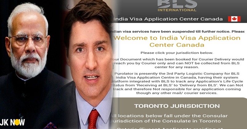 Indian Visa services in Canada suspended