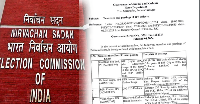 ECI Set to Announce Assembly Poll Schedule Today; Major Transfers in J&K Signal Imminent Elections ECI Set to Announce Assembly Poll Schedule Today; Major Transfers in J&K Signal Imminent Elections