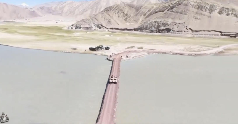 Indian Army Constructs Strategic Bridge in Eastern Ladakh Indian Army Constructs Strategic Bridge in Eastern Ladakh
