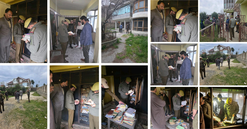 J&K Police Crackdown on Banned Organizations