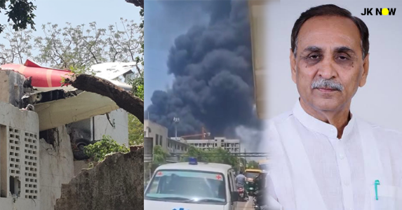 Major Air Tragedy in Gujarat: Air India Plane With 242 Onboard Crashes; Former CM Vijay Rupani Among Passengers
