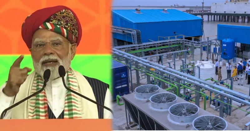 PM MODI HAILS GREEN HYDROGEN PUSH AT KANDLA PORT
