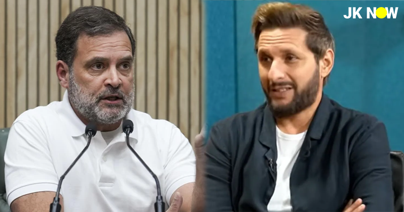 Shahid Afridi finds Positivity in Rahul Gandhi