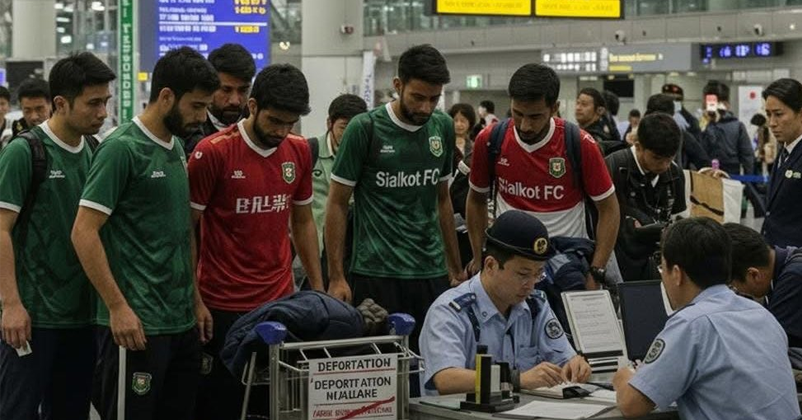 pakistan fake football team sent 