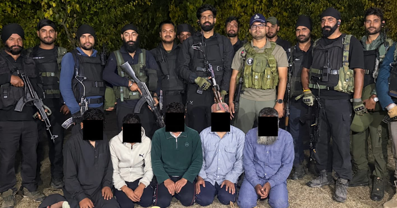Five Terror Associates Arrested in Kulgam Five Terror Associates Arrested in Kulgam