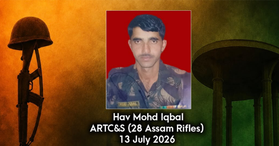 J&K: Poonch Soldier Havildar Mohammad Iqbal Laid to Rest with Full Military Honours