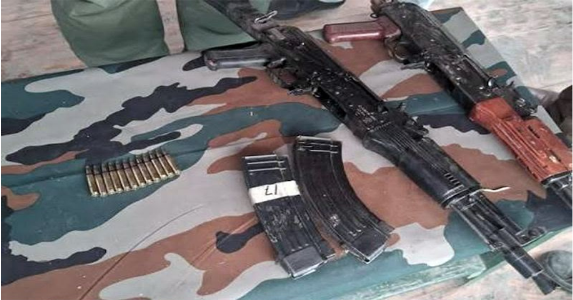 J&K: Army busts terror hideout, recovers huge arms cache including 5 AK Rifles in Kupwara