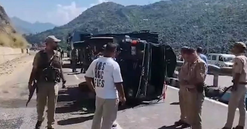 Five BSF personnel injured after truck turns turtle in Ramban