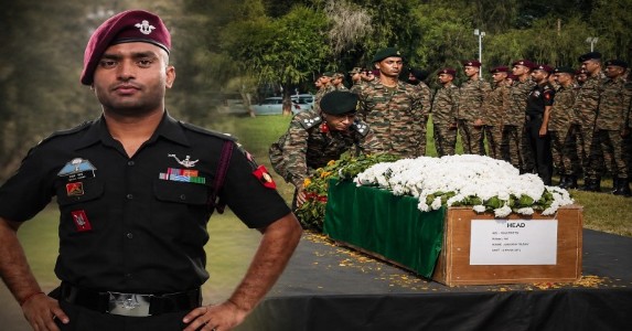 J&K: Army pays tribute to Special Forces soldier Ajay Kumar in Akhnoor