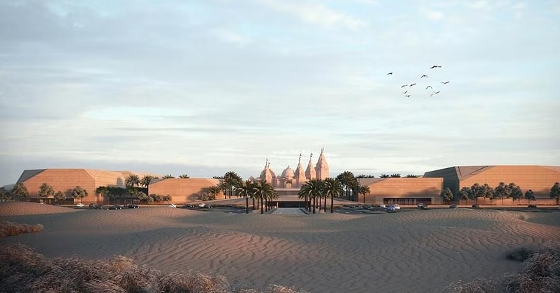  largest Hindu BAPS Temple in Abu Dhabi