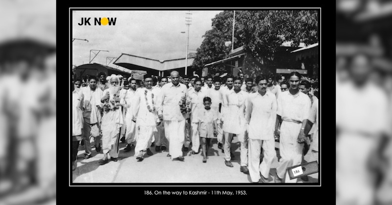 shayama prasad mukharjee kashmir visit