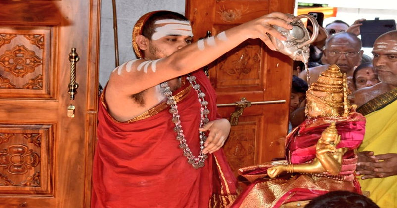 Jagadguru of Sringeri consecrated Maa Sharda Temple at Tithwal LOC