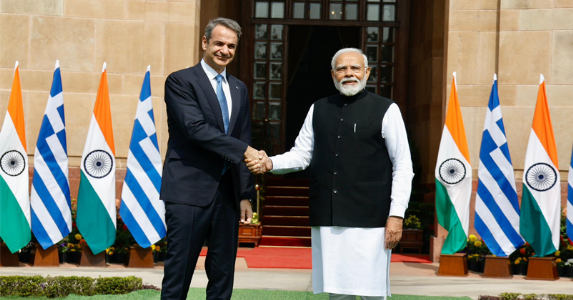 'भारत आना मेरे लिए सौभाग्य की बात मोदी सच्चे दोस्त' ; ग्रीस PM किरियाकोस मित्सोटाकिस