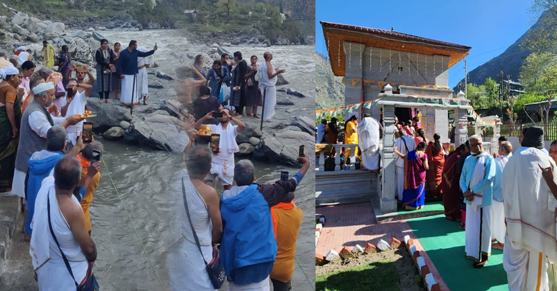 Arti Perform on Kishanganga teetwal kashmir