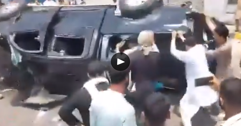POJK Protest against pakistan army