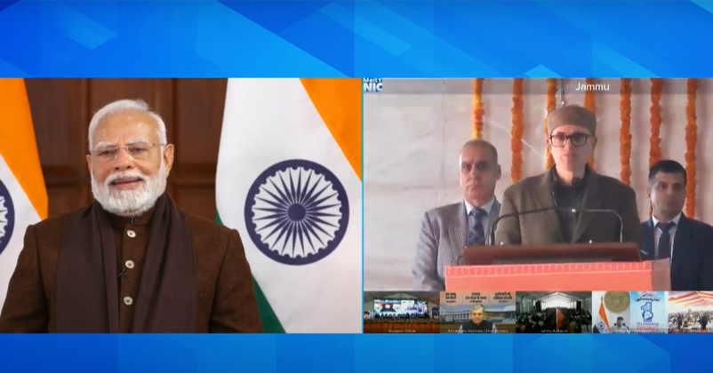 PM Modi Innaugrate jammu railway division