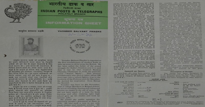 Revolutionary Vasudev Balwant Phadke