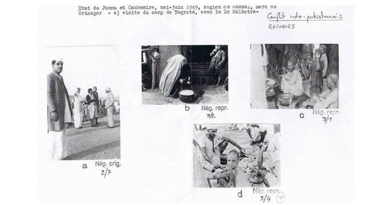 Mirpur displaced people at the Nagrota camp in May–June 1949