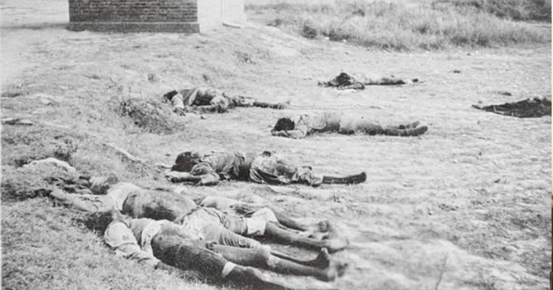 Corpses of Mirpur victims in 1947