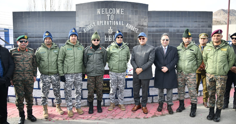 Leh Airbase runway ready