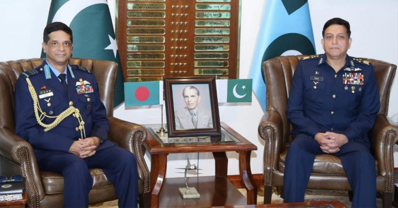 Bangladesh Air Chief And Pakistan Air Chief