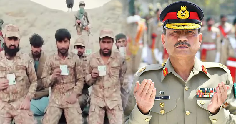 Baloch rebels release new video of captive pakistani soldiers