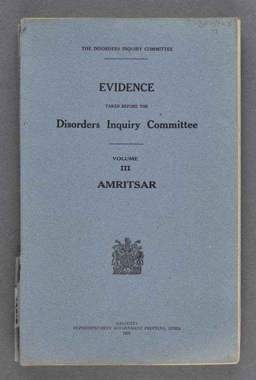 evodence jallianwala bagh