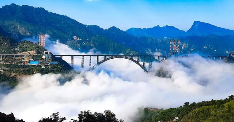 Chinab Rail Bridge Kashmir