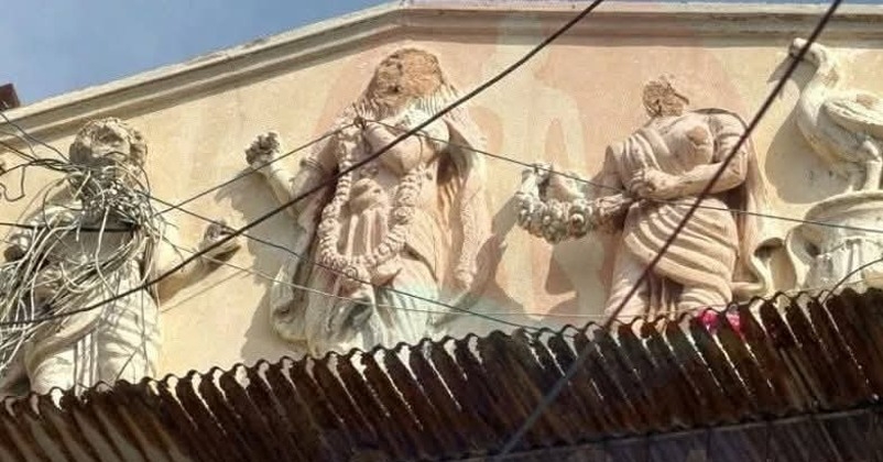 Lord Krishna Idol Vandalised