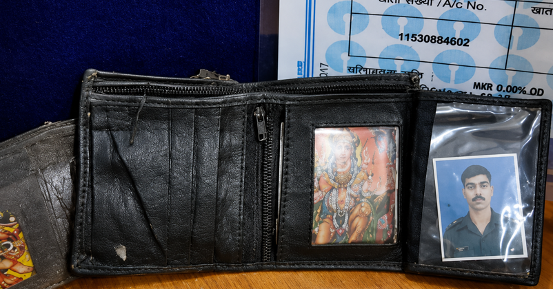 Hanuman ji picture in capt saurabh kalia purse