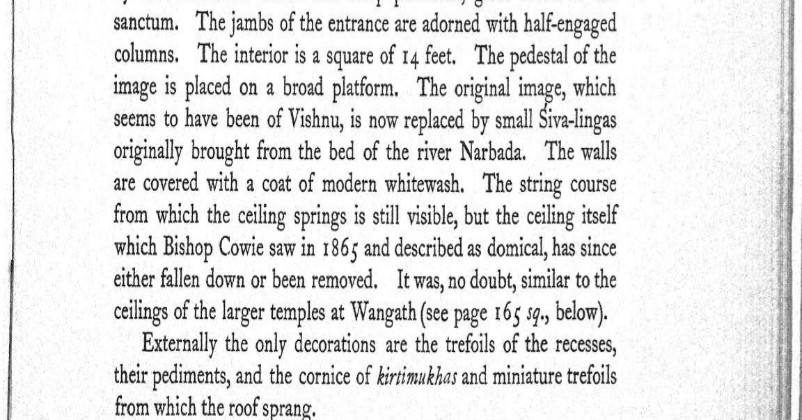 buniyar temple history RC Kak Book 