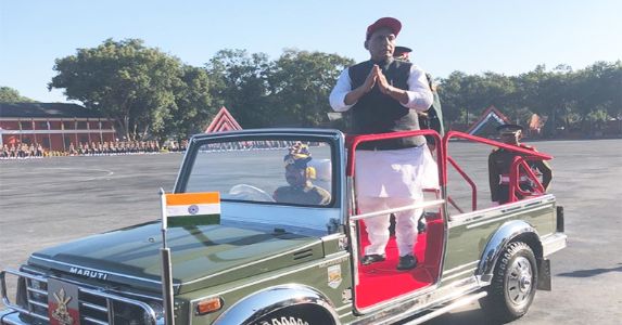 पाकिस्तान की राष्ट्र नीति ही आतंकवाद, आतंकवाद का मुकाबला करने के लिये भारतीय सैनिक खुद को रखे हमेशा तैयार – रक्षा मंत्री राजनाथ सिंह